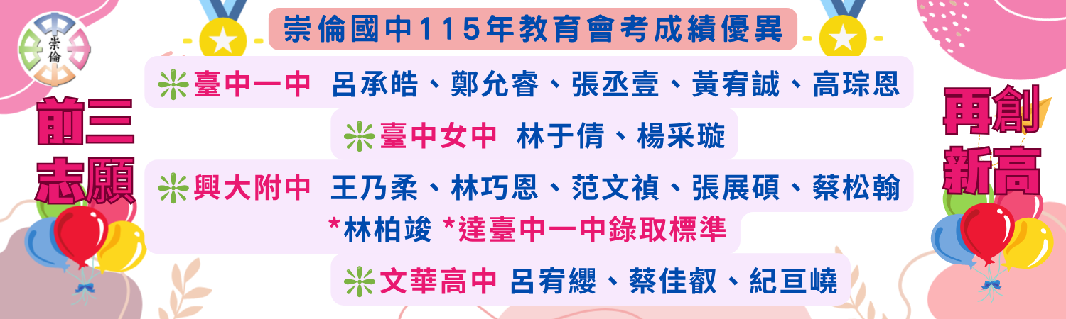 115會考高中職榜單1
